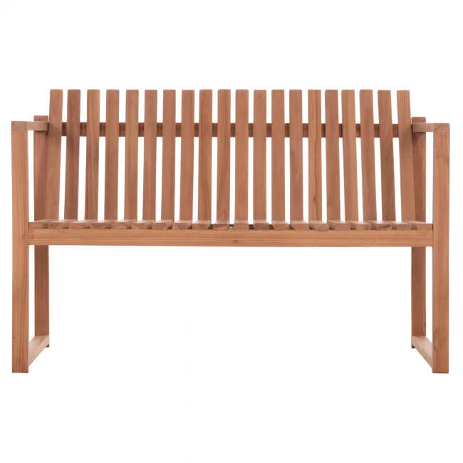 ΠΑΓΚΑΚΙ ΚΗΠΟΥ 2ΘΕΣΙΟ VED HM18124 ΞΥΛΟ TEAK--ΦΥΣΙΚΟ ΧΡΩΜΑ 130x60x86Υεκ.