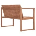 ΠΑΓΚΑΚΙ ΚΗΠΟΥ 2ΘΕΣΙΟ VED HM18124 ΞΥΛΟ TEAK--ΦΥΣΙΚΟ ΧΡΩΜΑ 130x60x86Υεκ.