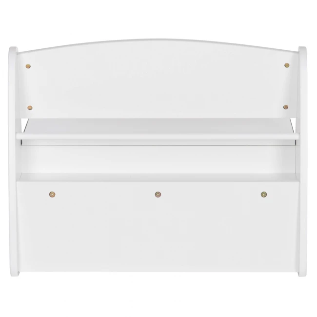 ΠΑΓΚΑΚΙ ΠΑΙΔΙΚΟ ΜΕ ΑΠΟΘ.ΧΩΡΟ RICKI HM18342.03 MDF & ΚΟΝΤΡΑΠΛΑΚΕ ΛΕΥΚΟ 63x43x47Υεκ