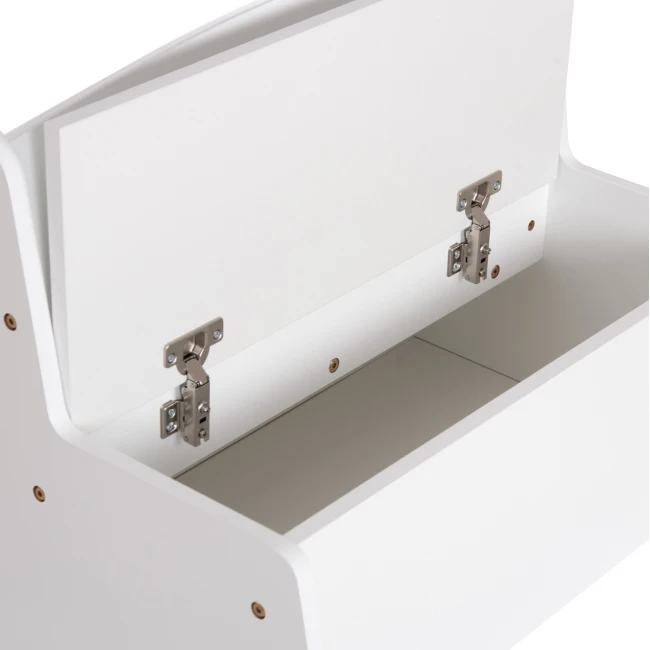 ΠΑΓΚΑΚΙ ΠΑΙΔΙΚΟ ΜΕ ΑΠΟΘ.ΧΩΡΟ RICKI HM18342.03 MDF & ΚΟΝΤΡΑΠΛΑΚΕ ΛΕΥΚΟ 63x43x47Υεκ