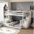 ΠΑΙΔΙΚH ΚΟΥΚΕΤΑ BEAMER HM711.03 ΞΥΛΟ ΠΕΥΚΟΥ ΣΕ ΛΕΥΚΟ-ΣΤΡΩΜΑΤΑ 90-140x190εκ
