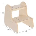 ΠΑΙΔΙΚΗ ΣΚΑΛΑ/ΣΚΑΜΠΟ RICKI HM18340.01 MDF & ΚΟΝΤΡΑΠΛΑΚΕ ΦΥΣΙΚΟ 33x43.5x40.5Υεκ