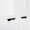 ΠΑΙΔΙΚΗ ΒΙΒΛΙΟΘΗΚΗ DREY HM18229.01 ΜΕΛΑΜΙΝΗ ΛΕΥΚΗ 103x33x169Υεκ