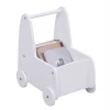 ΠΑΙΔΙΚΟ ΤΡΟΛΕΥ/ΚΑΡΟΤΣΑΚΙ RICKI HM18341.03 MDF & ΚΟΝΤΡΑΠΛΑΚΕ ΛΕΥΚΟ 33x45x50Υεκ