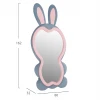 ΠΑΙΔΙΚΟΣ ΚΑΘΡΕΦΤΗΣ ΔΑΠΕΔΟΥ BUNNY HM4489.02 MDF ΡΟΖ & ΜΠΛΕ-ΜΑΥΡΟ STAND 80x162Υεκ.