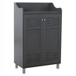 ΠΑΠΟΥΤΣΟΘΗΚΗ-ΝΤΟΥΛΑΠΙ KAILENA HM2230.10 ΜΕΛΑΜΙΝΗ ΓΚΡΙ 77x40x121,5 εκ.