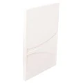 ΠΙΝΑΚΑΣ ΟΡΘΟΓΩΝΙΟΣ ΣΕΙΡΑ SANTORINI HM4510 MDF ΣΕ ΥΠΟΛΕΥΚΟ ΧΡΩΜΑ 60x4(πάχος)x80Υεκ.