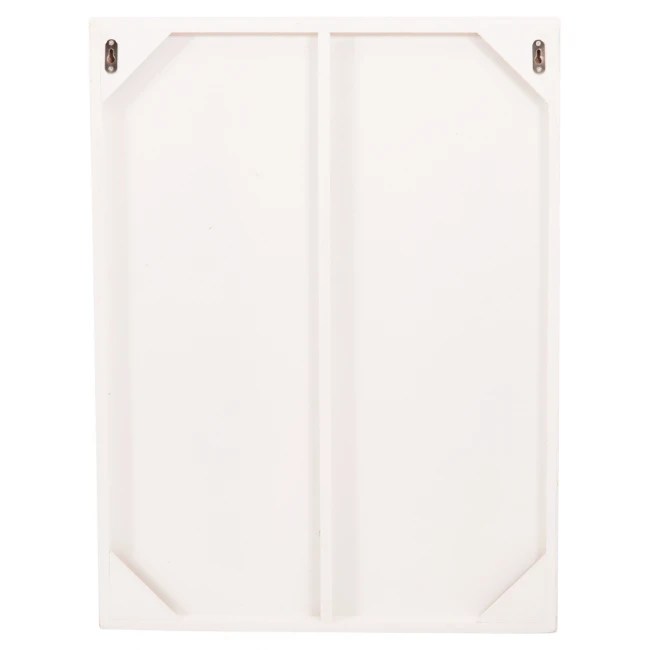 ΠΙΝΑΚΑΣ ΟΡΘΟΓΩΝΙΟΣ ΣΕΙΡΑ SANTORINI HM4510 MDF ΣΕ ΥΠΟΛΕΥΚΟ ΧΡΩΜΑ 60x4(πάχος)x80Υεκ.