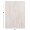 ΠΙΝΑΚΑΣ ΟΡΘΟΓΩΝΙΟΣ ΣΕΙΡΑ SANTORINI HM4518 MDF ΣΕ ΥΠΟΛΕΥΚΟ ΧΡΩΜΑ 60x4(πάχος)x80Υεκ.