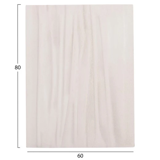 ΠΙΝΑΚΑΣ ΟΡΘΟΓΩΝΙΟΣ ΣΕΙΡΑ SANTORINI HM4518 MDF ΣΕ ΥΠΟΛΕΥΚΟ ΧΡΩΜΑ 60x4(πάχος)x80Υεκ.