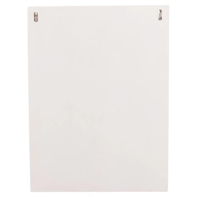 ΠΙΝΑΚΑΣ ΟΡΘΟΓΩΝΙΟΣ ΣΕΙΡΑ SANTORINI HM4518 MDF ΣΕ ΥΠΟΛΕΥΚΟ ΧΡΩΜΑ 60x4(πάχος)x80Υεκ.