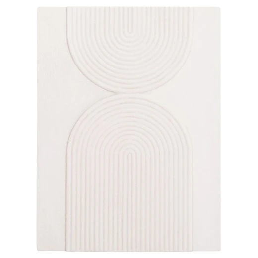 ΠΙΝΑΚΑΣ ΟΡΘΟΓΩΝΙΟΣ ΣΕΙΡΑ SANTORINI HM4523 MDF ΣΕ ΥΠΟΛΕΥΚΟ ΧΡΩΜΑ 60x4(πάχος)x80Υεκ.