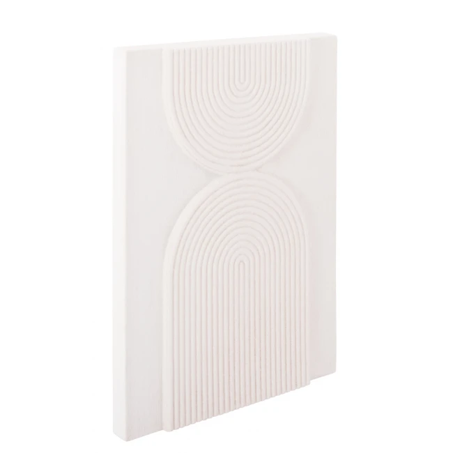 ΠΙΝΑΚΑΣ ΟΡΘΟΓΩΝΙΟΣ ΣΕΙΡΑ SANTORINI HM4523 MDF ΣΕ ΥΠΟΛΕΥΚΟ ΧΡΩΜΑ 60x4(πάχος)x80Υεκ.