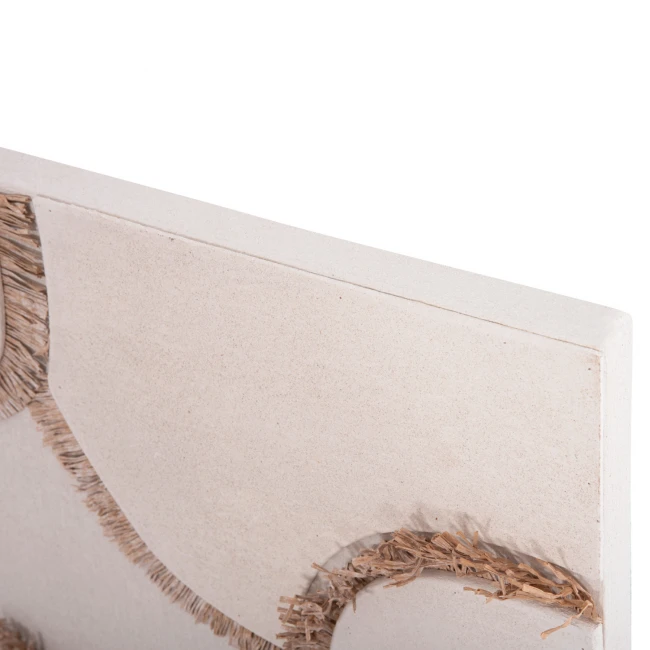 ΠΙΝΑΚΑΣ ΟΡΘΟΓΩΝΙΟΣ ΣΕΙΡΑ SANTORINI HM4532 MDF ΥΠΟΛΕΥΚΟ ΧΡΩΜΑ-ΔΙΑΚΟΣΜΗΣΗ ΜΠΕΖ 60x4,5(πάχος)x80Υεκ.