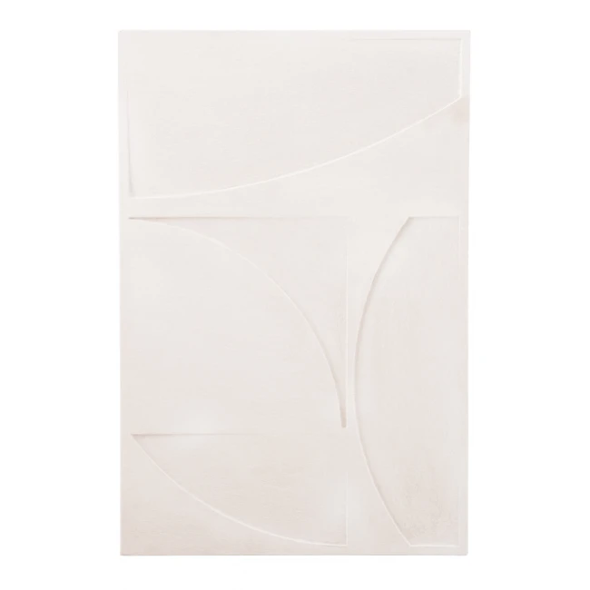 ΠΙΝΑΚΑΣ ΣΕΙΡΑ SANTORINI HM4506 MDF ΣΕ ΥΠΟΛΕΥΚΟ ΧΡΩΜΑ 80x4(πάχος)x120Υεκ.