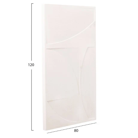 ΠΙΝΑΚΑΣ ΣΕΙΡΑ SANTORINI HM4506 MDF ΣΕ ΥΠΟΛΕΥΚΟ ΧΡΩΜΑ 80x4(πάχος)x120Υεκ.