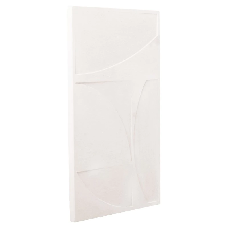 ΠΙΝΑΚΑΣ ΣΕΙΡΑ SANTORINI HM4506 MDF ΣΕ ΥΠΟΛΕΥΚΟ ΧΡΩΜΑ 80x4(πάχος)x120Υεκ.