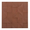 ΠΙΝΑΚΑΣ ΤΕΤΡΑΓΩΝΟΣ ΣΕΙΡΑ SANTORINI HM4524 MDF ΣΕ ΚΑΦΕ ΧΡΩΜΑ 80x5(πάχος)x80Υεκ.