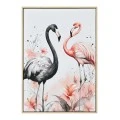 ΠΙΝΑΚΑΣ TOIXOY FLAMINGOS HM4562 ΜΕ ΚΟΡΝΙΖΑ ΜΠΕΖ-ΚΑΜΒΑΣ ΕΚΤΥΠΩΣΗ 52,5x2,8x72,5Υεκ.