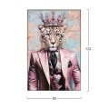 ΠΙΝΑΚΑΣ TOIXOY LEOPAR HM4540 ΜΕ ΚΟΡΝΙΖΑ ΜΠΕΖ-ΚΑΜΒΑΣ ΕΚΤΥΠΩΣΗ 82x4,5x122Υεκ.