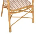 ΠΟΛΥΘΡΟΝΑ ΑΛΟΥΜΙΝΙΟΥ BAMBOO LOOK ΦΥΣΙΚΟ - ΛΕΥΚΟ HM5928.03 55x58x95 εκ.