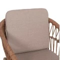 ΠΟΛΥΘΡΟΝΑ ΑΛΟΥΜΙΝΙΟΥ GALDIN HM6272.03 ΚΑΠΟΥΤΣΙΝΟ-P.E.RATTAN-ΜΠΕΖ ΥΦΑΣΜΑ 65x60x76Υεκ