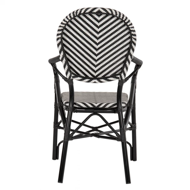 ΠΟΛΥΘΡΟΝΑ ΑΛΟΥΜΙΝΙΟΥ ΜΕ TEXTLINE ΜΑΥΡΟ-ΛΕΥΚΟ HM5928.01 56x59x94,5Yεκ.