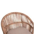 ΠΟΛΥΘΡΟΝΑ ΑΛΟΥΜΙΝΙΟΥ ORIN HM6265.02 ΛΕΥΚΗ-P.E.RATTAN ΦΥΣΙΚΟ-ΜΠΕΖ ΜΑΞΙΛΑΡΙΑ 58x61x75Υ