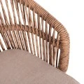ΠΟΛΥΘΡΟΝΑ ΑΛΟΥΜΙΝΙΟΥ ORIN HM6265.02 ΛΕΥΚΗ-P.E.RATTAN ΦΥΣΙΚΟ-ΜΠΕΖ ΜΑΞΙΛΑΡΙΑ 58x61x75Υ