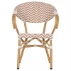 ΠΟΛΥΘΡΟΝΑ BAMBOO LOOK HM5861.03 ΚΑΦΕ-ΛΕΥΚΟ 58.5x58x82Υεκ.