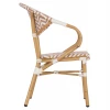 ΠΟΛΥΘΡΟΝΑ BAMBOO LOOK HM5861.03 ΚΑΦΕ-ΛΕΥΚΟ 58.5x58x82Υεκ.