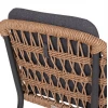 ΠΟΛΥΘΡΟΝΑ BOXER HM6556.01 ΑΛΟΥΜΙΝΙΟ & OLEFIN ΓΚΡΙ-TWIST WICKER 58x60x80Yεκ