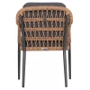 ΠΟΛΥΘΡΟΝΑ BOXER HM6556.01 ΑΛΟΥΜΙΝΙΟ & OLEFIN ΓΚΡΙ-TWIST WICKER 58x60x80Yεκ
