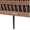 ΠΟΛΥΘΡΟΝΑ BOXER HM6556.01 ΑΛΟΥΜΙΝΙΟ & OLEFIN ΓΚΡΙ-TWIST WICKER 58x60x80Yεκ