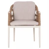 ΠΟΛΥΘΡΟΝΑ BOXER HM6556.02 ΑΛΟΥΜΙΝΙΟ & OLEFIN ΜΠΕΖ-TWIST WICKER 58x60x80Yεκ