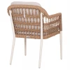 ΠΟΛΥΘΡΟΝΑ BOXER HM6556.02 ΑΛΟΥΜΙΝΙΟ & OLEFIN ΜΠΕΖ-TWIST WICKER 58x60x80Yεκ