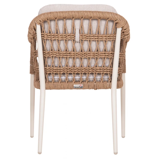 ΠΟΛΥΘΡΟΝΑ BOXER HM6556.02 ΑΛΟΥΜΙΝΙΟ & OLEFIN ΜΠΕΖ-TWIST WICKER 58x60x80Yεκ