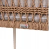 ΠΟΛΥΘΡΟΝΑ BOXER HM6556.02 ΑΛΟΥΜΙΝΙΟ & OLEFIN ΜΠΕΖ-TWIST WICKER 58x60x80Yεκ