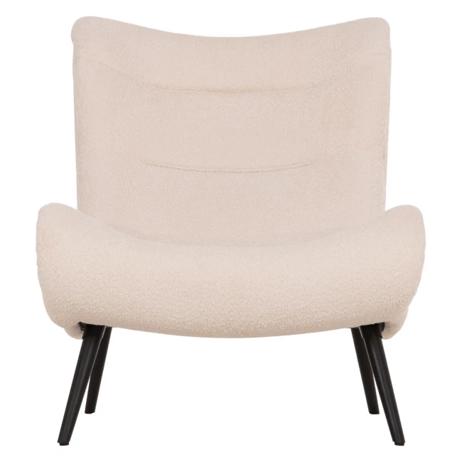 ΠΟΛΥΘΡΟΝΑ BRYM HM9605.06 ΕΚΡΟΥ ΜΠΟΥΚΛΕ ΥΦΑΣΜΑ-ΜΑΥΡΑ ΞΥΛΙΝΑ ΠΟΔΙΑ 97x80x100Υ εκ.