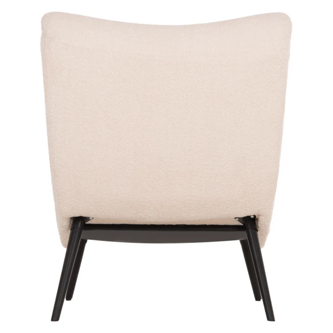 ΠΟΛΥΘΡΟΝΑ BRYM HM9605.06 ΕΚΡΟΥ ΜΠΟΥΚΛΕ ΥΦΑΣΜΑ-ΜΑΥΡΑ ΞΥΛΙΝΑ ΠΟΔΙΑ 97x80x100Υ εκ.