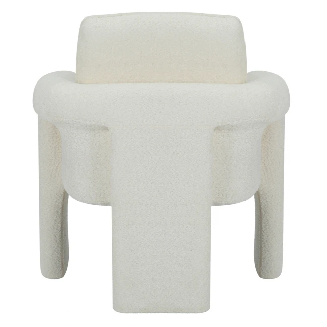 ΠΟΛΥΘΡΟΝΑ CRUSHER HM9681.04 ΛΕΥΚΟ ΜΠΟΥΚΛΕ ΥΦΑΣΜΑ-ΜΕΤΑΛΛΙΚΟΣ ΣΚΕΛΕΤΟΣ 82x78x87Υεκ.