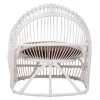 ΠΟΛΥΘΡΟΝΑ ENTROPY HM9840.02 RATTAN ΛΕΥΚΟ ΜΕ ΚΑΦΕ ΜΑΞΙΛΑΡΙ 80x97x85Υεκ.