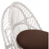 ΠΟΛΥΘΡΟΝΑ ENTROPY HM9840.02 RATTAN ΛΕΥΚΟ ΜΕ ΚΑΦΕ ΜΑΞΙΛΑΡΙ 80x97x85Υεκ.