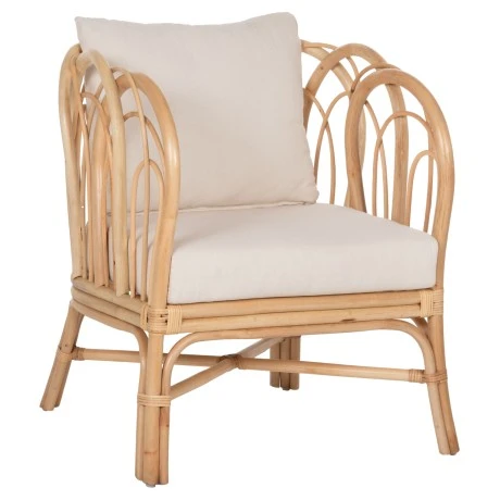 ΠΟΛΥΘΡΟΝΑ ESTOR HM9817 RATTAN ΣΕ ΦΥΣΙΚΟ-ΛΕΥΚΟ ΜΑΞΙΛΑΡΙ--Β'ΔΙΑΛΟΓΗΣ 78x75x92Υ εκ.