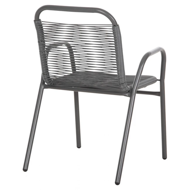 ΠΟΛΥΘΡΟΝΑ ΕΞ.ΧΩΡΟΥ AVRIL HM5968.01 ΜΕΤΑΛΛΟ ΚΑΙ ΣΥΝΘ.RATTAN ΣΕ ΓΚΡΙ 54,5x56x78Υεκ.