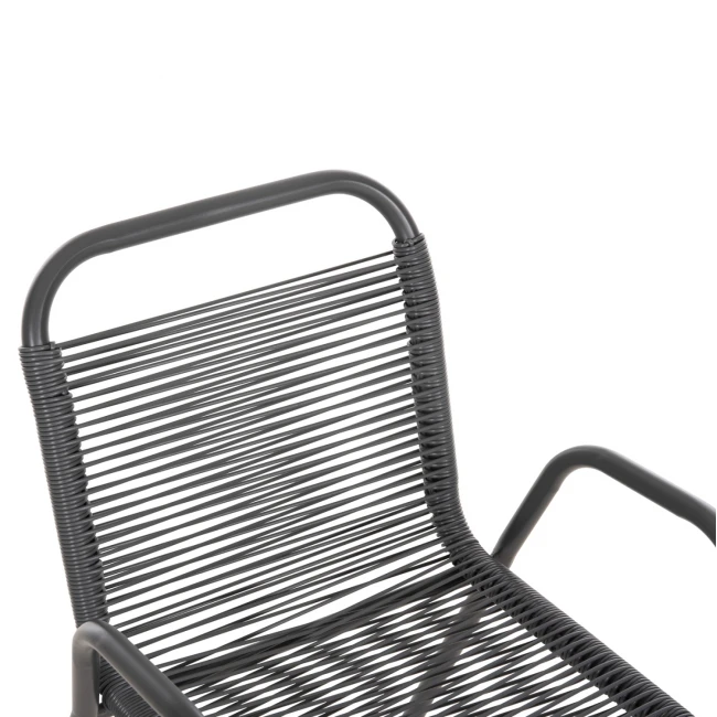 ΠΟΛΥΘΡΟΝΑ ΕΞ.ΧΩΡΟΥ AVRIL HM5968.01 ΜΕΤΑΛΛΟ ΚΑΙ ΣΥΝΘ.RATTAN ΣΕ ΓΚΡΙ 54,5x56x78Υεκ.