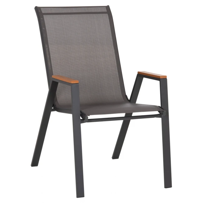 ΠΟΛΥΘΡΟΝΑ ΕΞ.ΧΩΡΟΥ LEONE HM6429.01 ΜΕΤΑΛΛΙΚΗ ΓΚΡΙ--TEXTILENE ΓΚΡΙ 55x74x90Υεκ