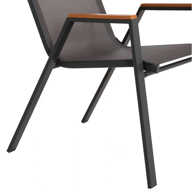 ΠΟΛΥΘΡΟΝΑ ΕΞ.ΧΩΡΟΥ LEONE HM6429.01 ΜΕΤΑΛΛΙΚΗ ΓΚΡΙ--TEXTILENE ΓΚΡΙ 55x74x90Υεκ