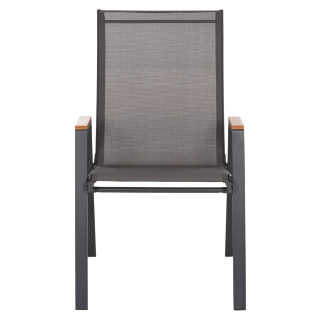 ΠΟΛΥΘΡΟΝΑ ΕΞ.ΧΩΡΟΥ LEONE HM6429.01 ΜΕΤΑΛΛΙΚΗ ΓΚΡΙ--TEXTILENE ΓΚΡΙ 55x74x90Υεκ