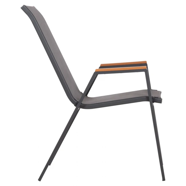 ΠΟΛΥΘΡΟΝΑ ΕΞ.ΧΩΡΟΥ LEONE HM6429.01 ΜΕΤΑΛΛΙΚΗ ΓΚΡΙ--TEXTILENE ΓΚΡΙ 55x74x90Υεκ